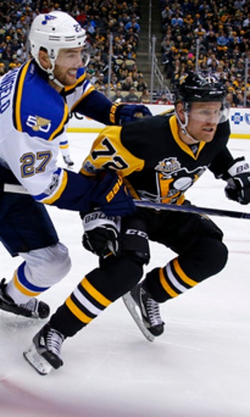Blues' Hutton stops 34 shots in 3-0 win over Penguins (Jan 24, 2017)